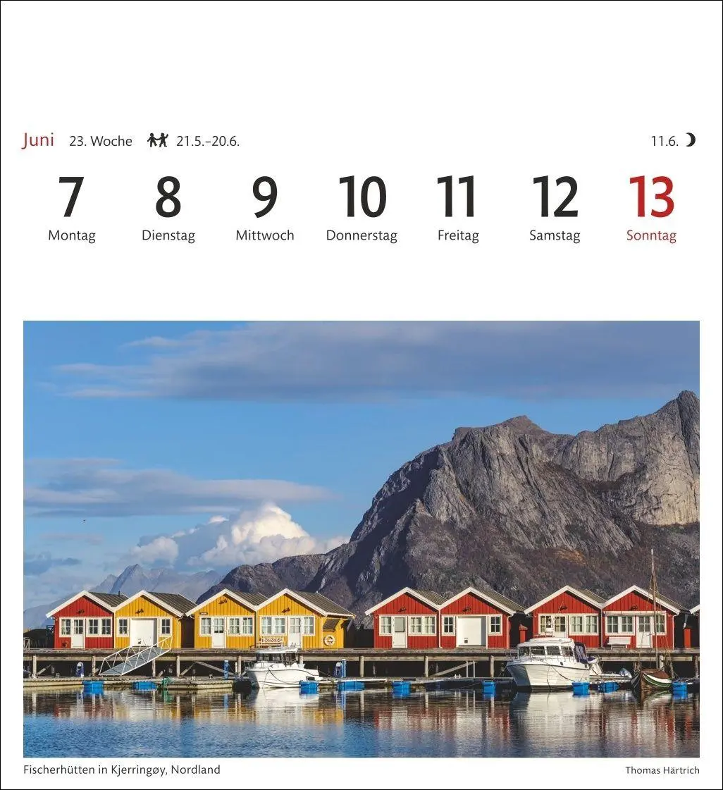 Bild: 9783840038365 | Norwegen Sehnsuchtskalender 2027 - Wochenkalender mit 53 Postkarten
