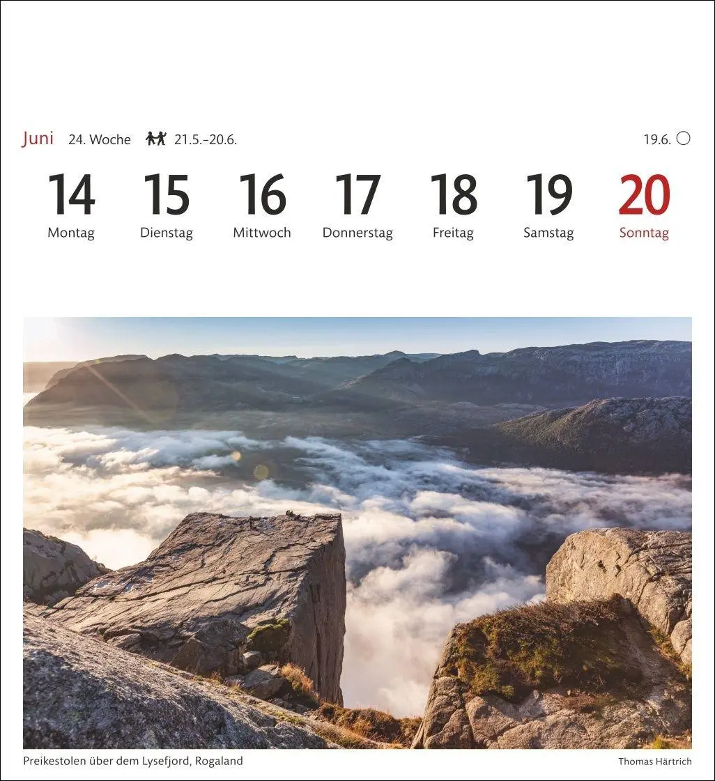 Bild: 9783840038365 | Norwegen Sehnsuchtskalender 2027 - Wochenkalender mit 53 Postkarten