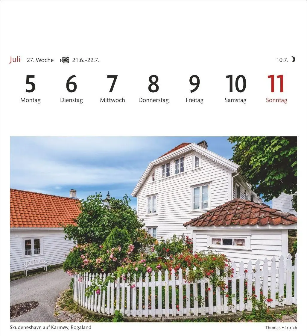 Bild: 9783840038365 | Norwegen Sehnsuchtskalender 2027 - Wochenkalender mit 53 Postkarten