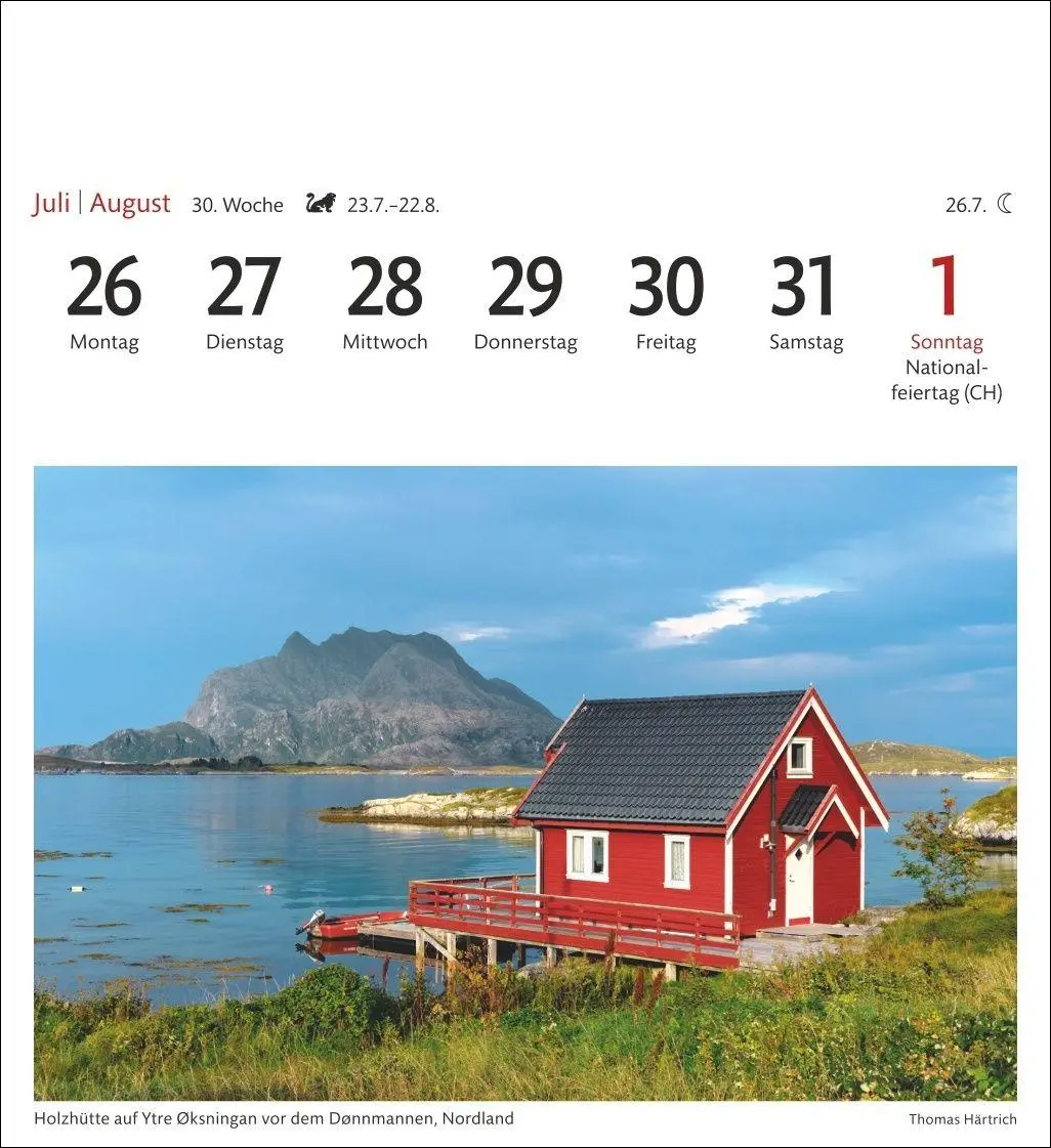 Bild: 9783840038365 | Norwegen Sehnsuchtskalender 2027 - Wochenkalender mit 53 Postkarten