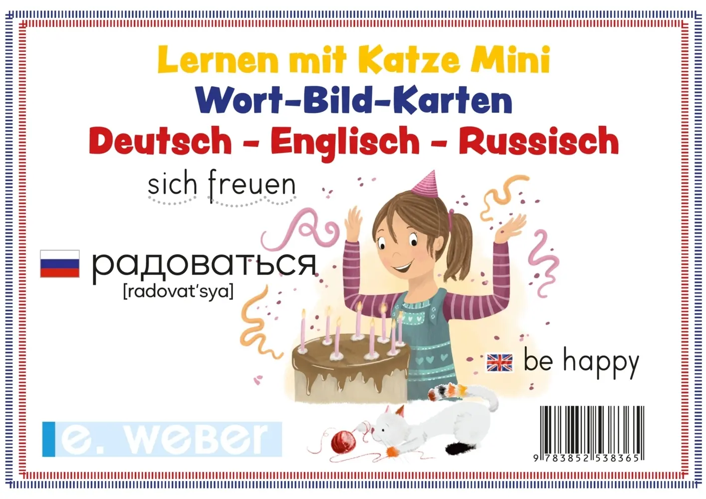 Cover: 9783852538365 | Grundwortschatz DAZ Wort-Bild-Karten Deutsch-Englisch-Russisch | 2025