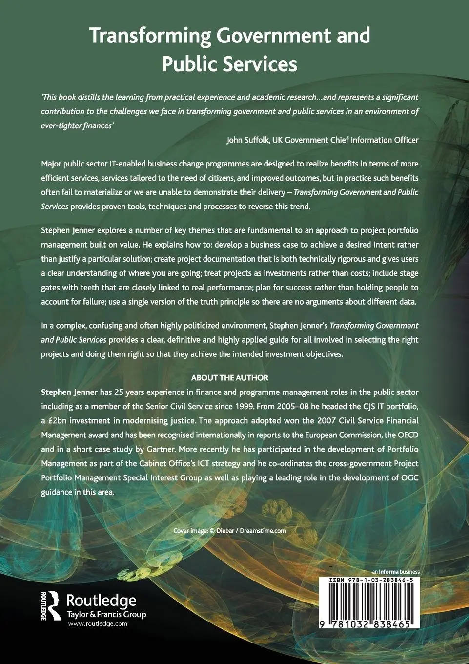 Rückseite: 9781032838465 | Transforming Government and Public Services | Stephen Jenner | Buch