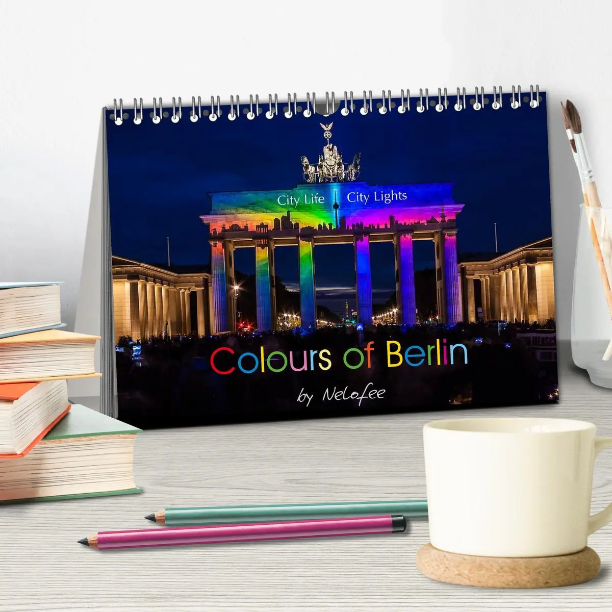 Bild: 9783516088465 | Colours of Berlin (Tischkalender 2026 DIN A5 quer), CALVENDO...