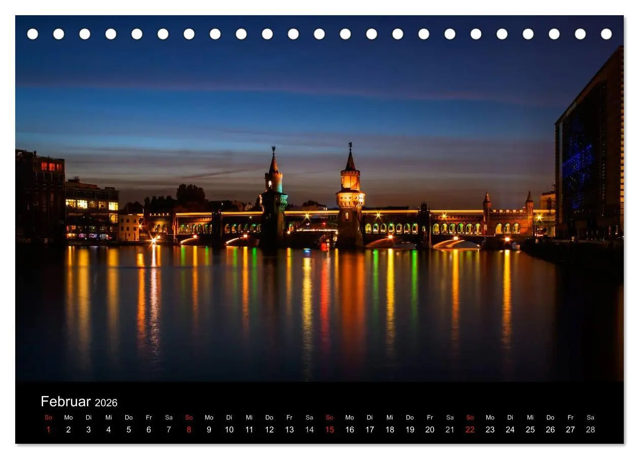 Bild: 9783516088465 | Colours of Berlin (Tischkalender 2026 DIN A5 quer), CALVENDO...