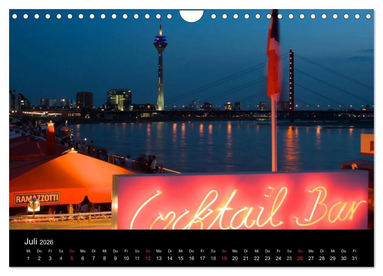 Bild: 9783516158465 | Düsseldorf 2026 (Wandkalender 2026 DIN A4 quer), CALVENDO...