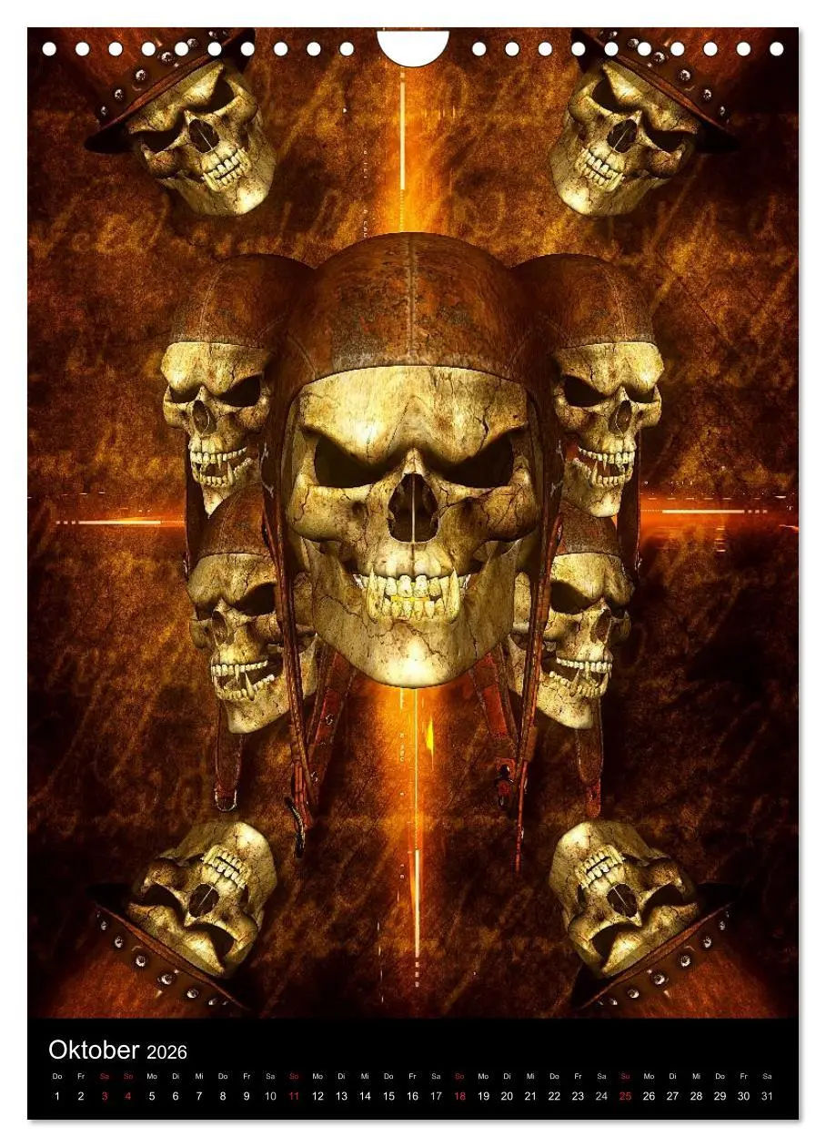 Bild: 9783516468465 | S.O.D. - Skulls Of Death Vol. I - Totenkopf Artworks (Wandkalender...