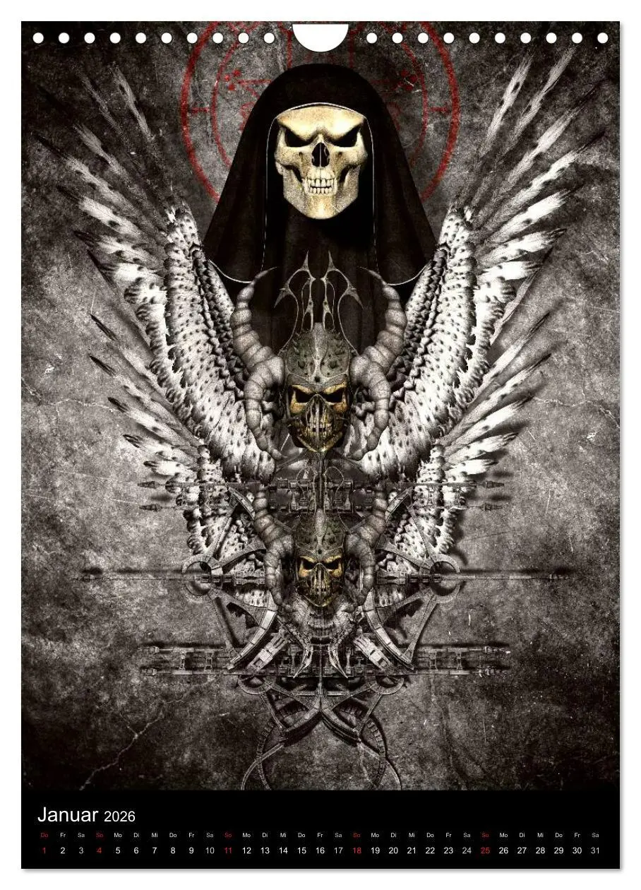 Bild: 9783516468465 | S.O.D. - Skulls Of Death Vol. I - Totenkopf Artworks (Wandkalender...
