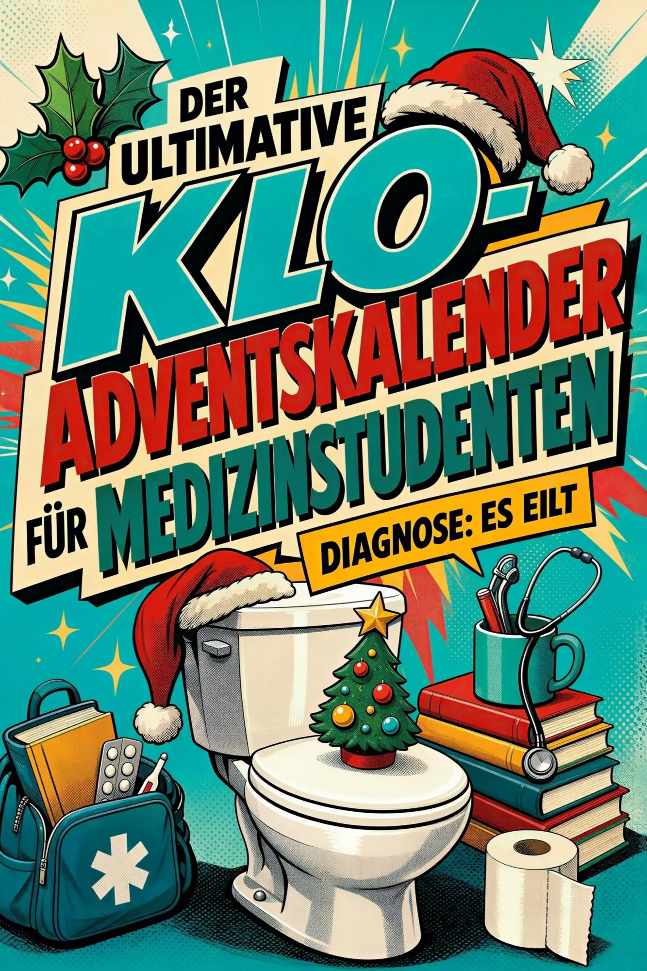 Cover: 9783696108465 | Der ultimative Klo-Adventskalender für Medizinstudenten | Clara Frank