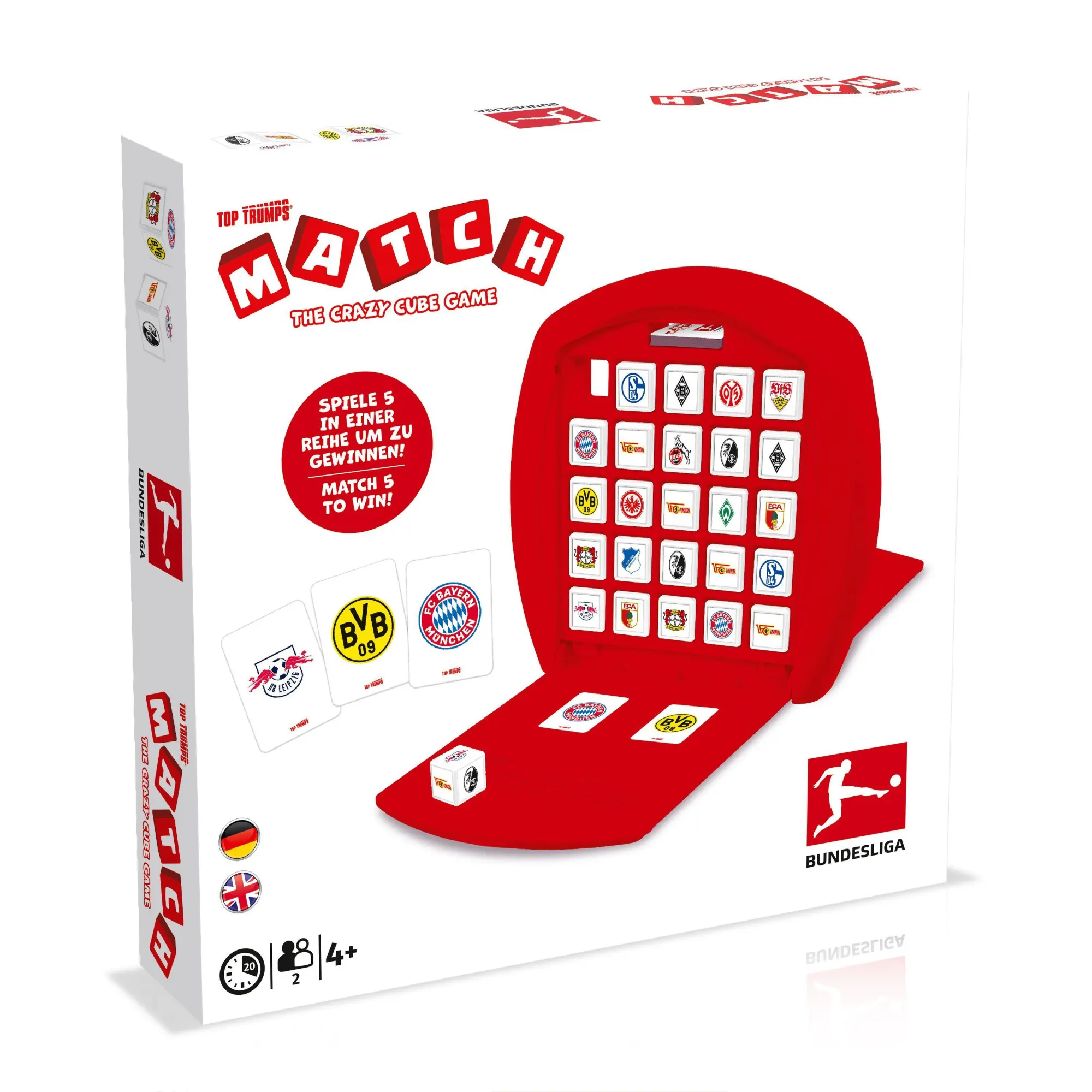Cover: 4035576048565 | Match Bundesliga Edition (Vereine) | Spiel | Brettspiel | Deutsch