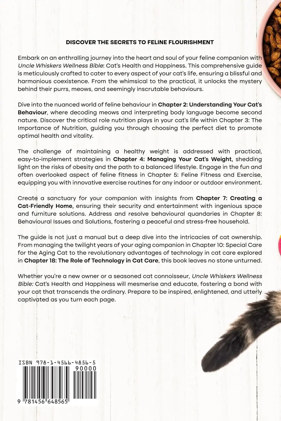 Rückseite: 9781456648565 | Uncle Whiskers Wellness Bible | Cat's Health and Happiness | Ross