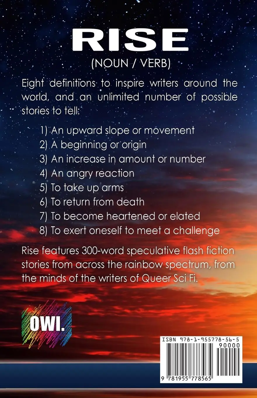 Rückseite: 9781955778565 | Rise | Queer Sci Fi's Flash Fiction Contest | J. Scott Coatsworth