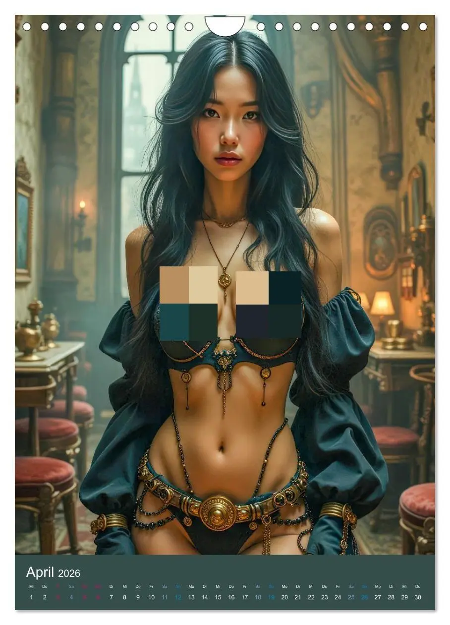 Bild: 9783457298565 | Steampunk Noir (Wandkalender 2026 DIN A4 hoch), CALVENDO...