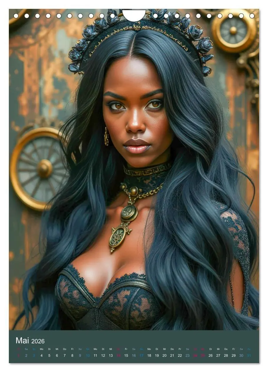 Bild: 9783457298565 | Steampunk Noir (Wandkalender 2026 DIN A4 hoch), CALVENDO...