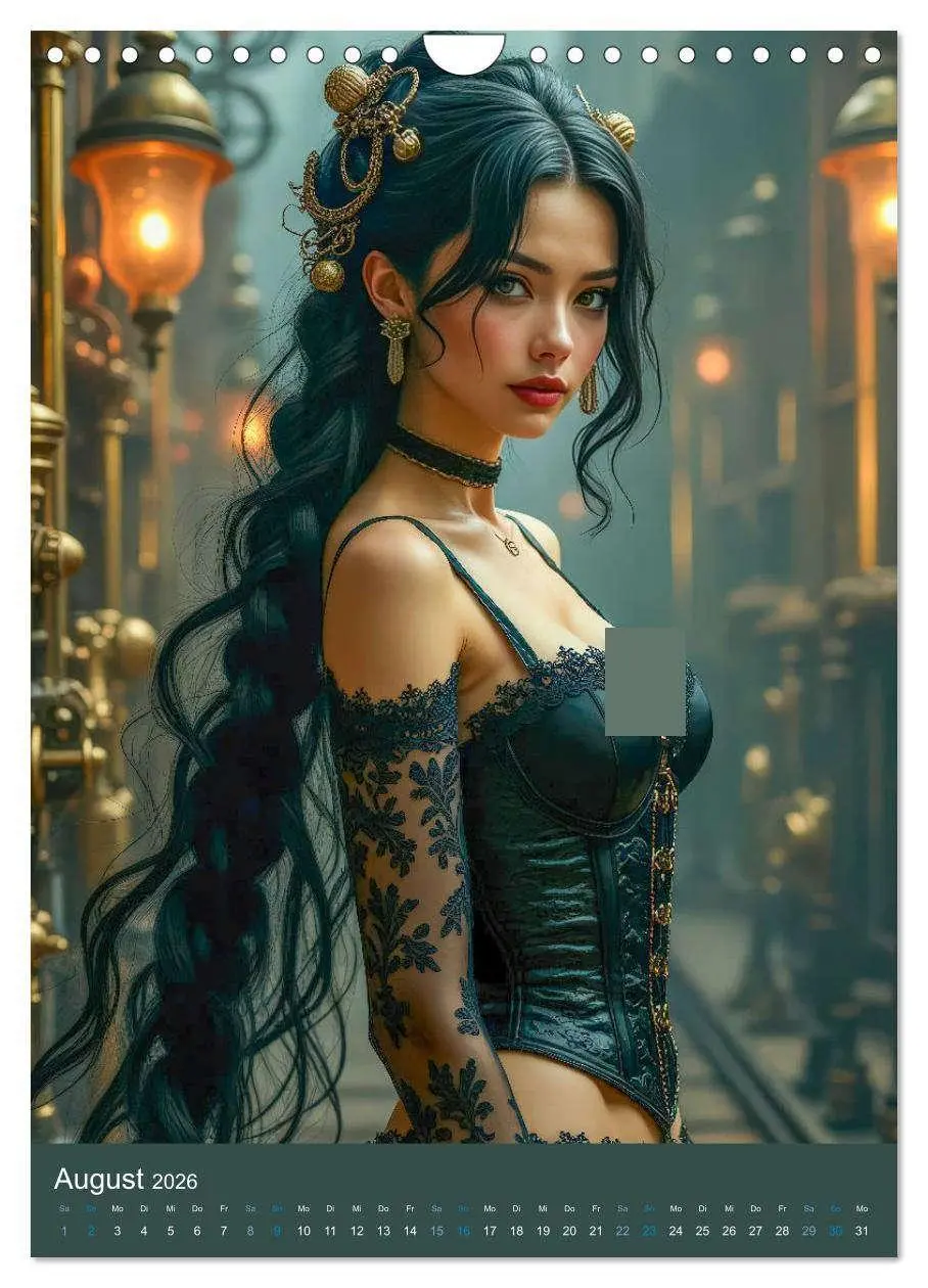 Bild: 9783457298565 | Steampunk Noir (Wandkalender 2026 DIN A4 hoch), CALVENDO...