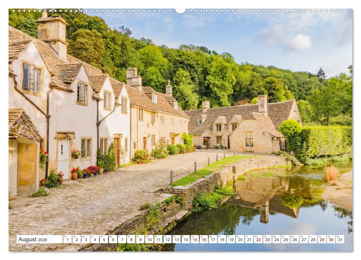 Bild: 9783457748565 | Die englischen Cotswolds (Wandkalender 2026 DIN A2 quer), CALVENDO...