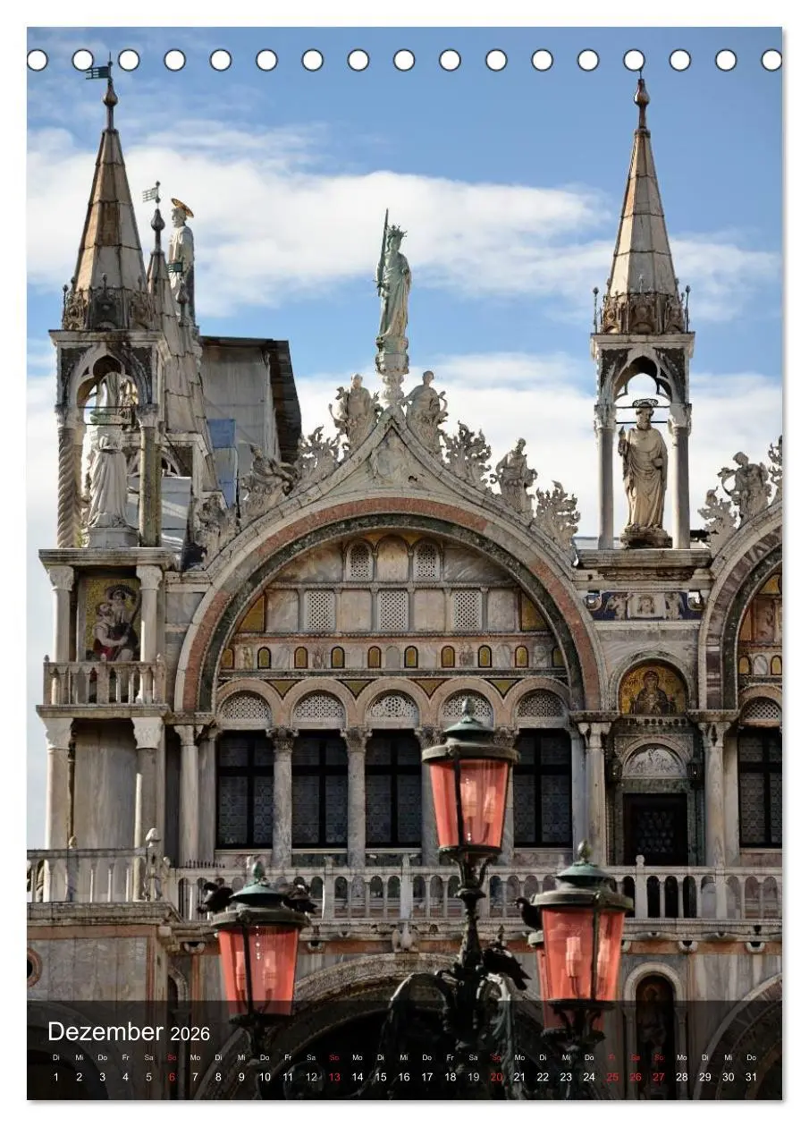 Bild: 9783516458565 | Fotografischer Streifzug durch Venedig (Tischkalender 2026 DIN A5...