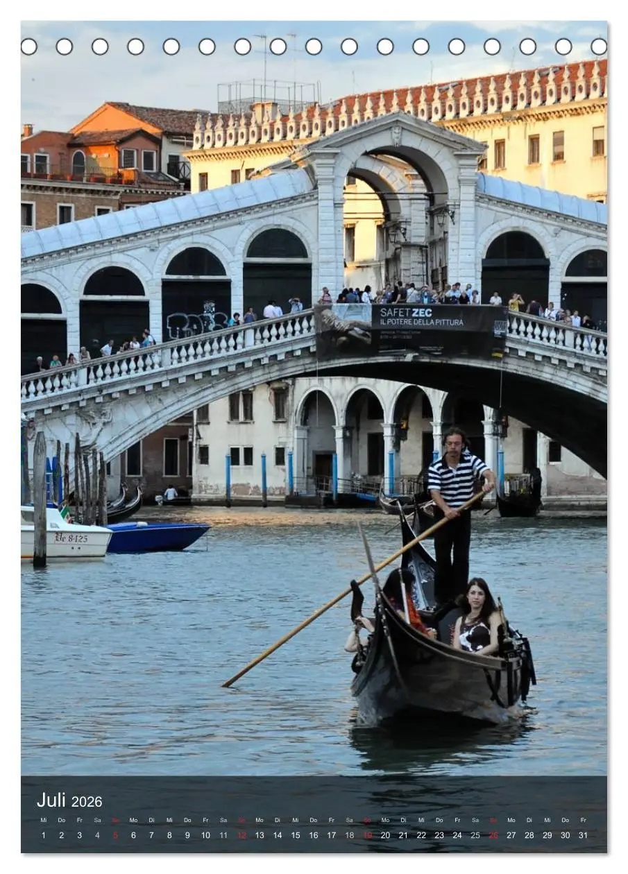 Bild: 9783516458565 | Fotografischer Streifzug durch Venedig (Tischkalender 2026 DIN A5...