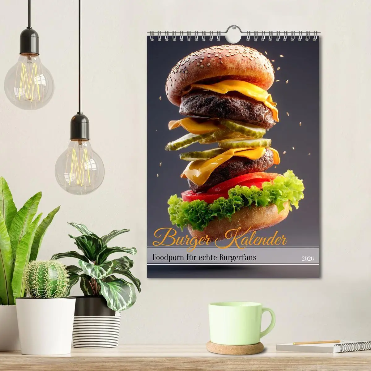 Bild: 9783516698565 | Burger Kalender - Foodporn für echte Burgerfans (Wandkalender 2026...