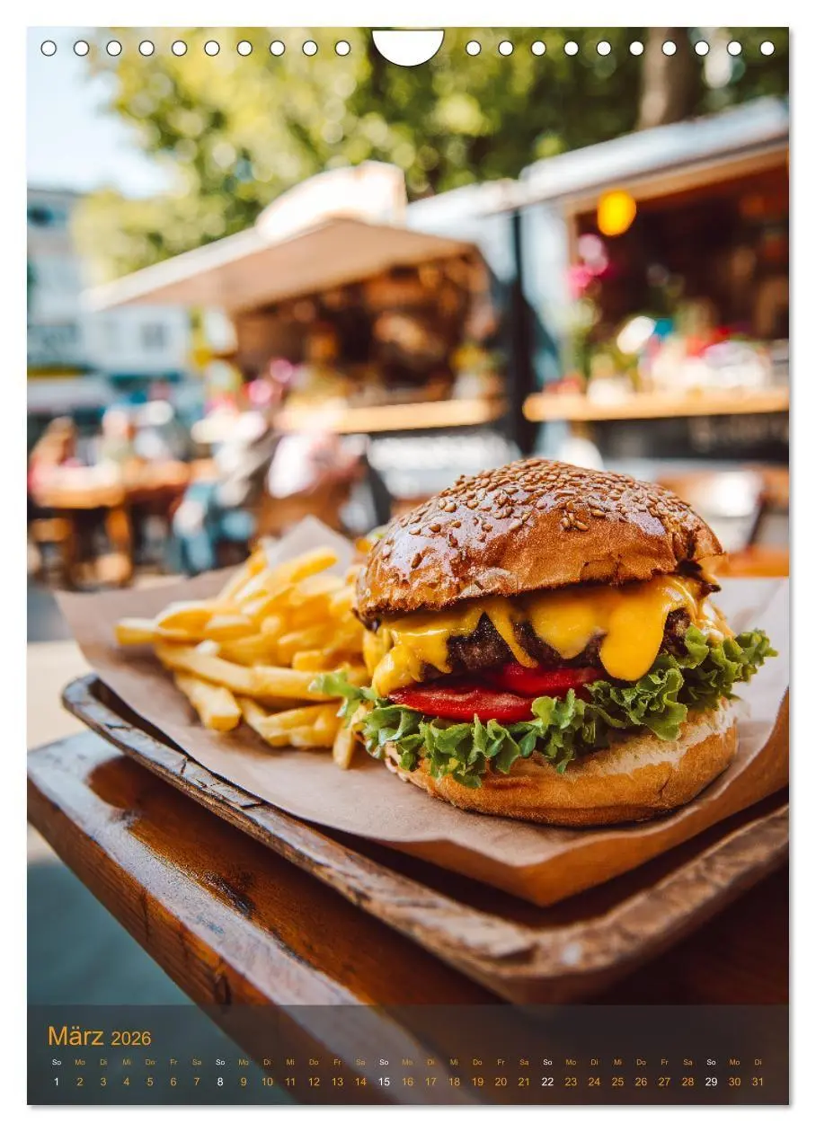 Bild: 9783516698565 | Burger Kalender - Foodporn für echte Burgerfans (Wandkalender 2026...