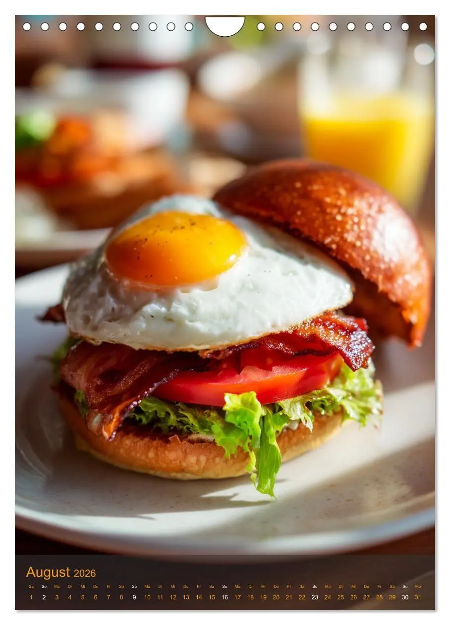 Bild: 9783516698565 | Burger Kalender - Foodporn für echte Burgerfans (Wandkalender 2026...