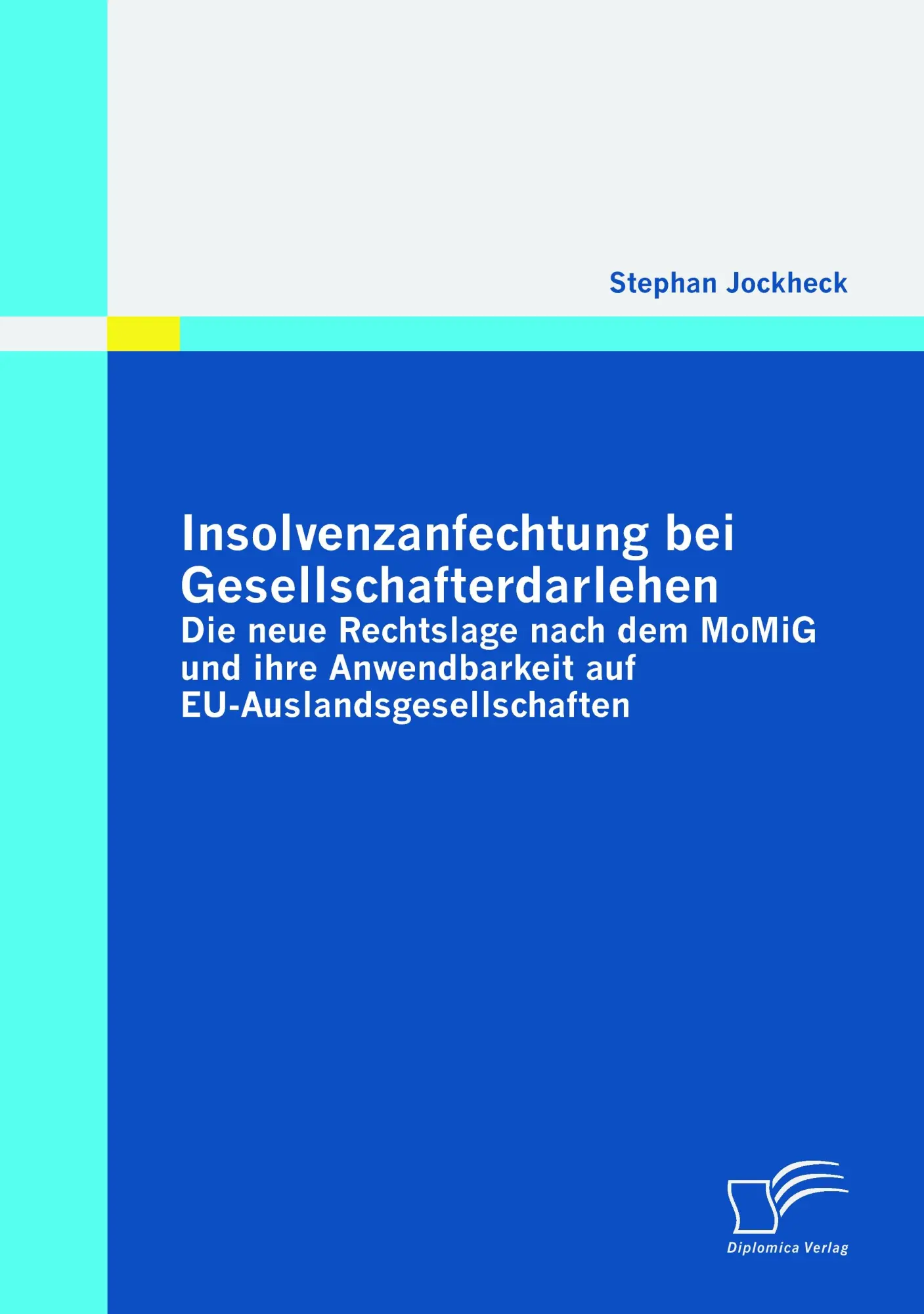 Cover: 9783842858565 | Insolvenzanfechtung bei Gesellschafterdarlehen - Die neue...