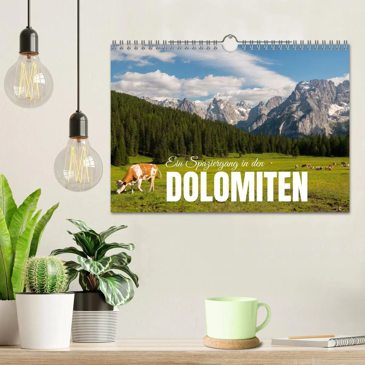 Bild: 9783457358665 | Ein Spaziergang in den Dolomiten (Wandkalender 2026 DIN A4 quer),...
