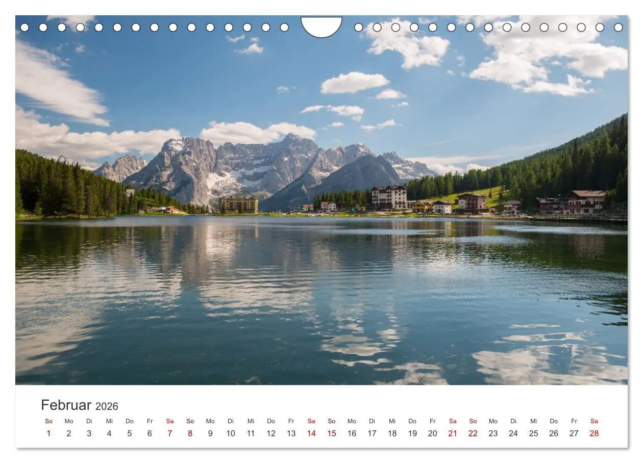 Bild: 9783457358665 | Ein Spaziergang in den Dolomiten (Wandkalender 2026 DIN A4 quer),...