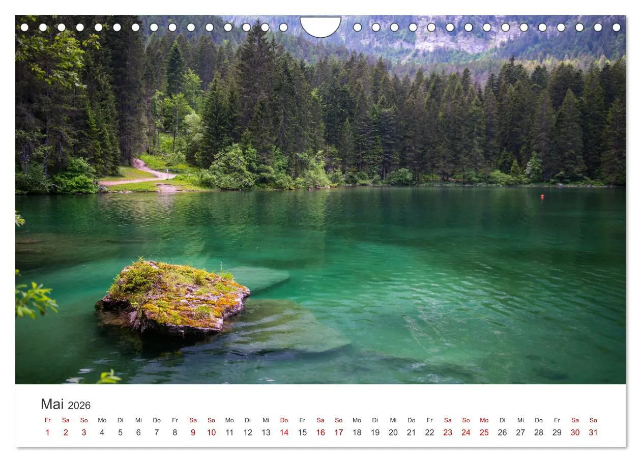 Bild: 9783457358665 | Ein Spaziergang in den Dolomiten (Wandkalender 2026 DIN A4 quer),...