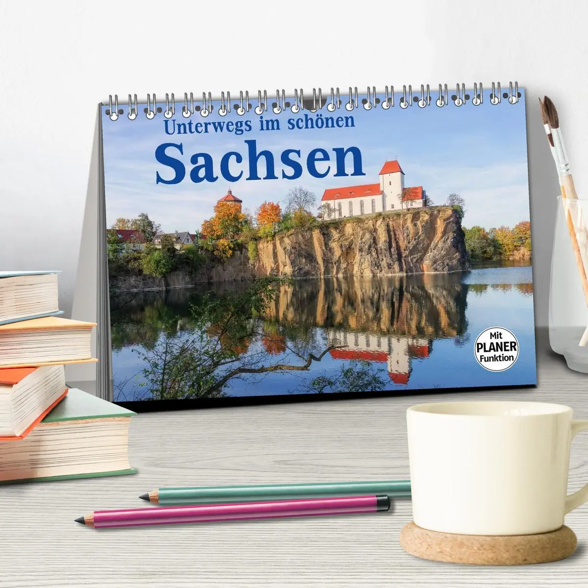 Bild: 9783457978665 | Unterwegs im schönen Sachsen (Tischkalender 2026 DIN A5 quer),...