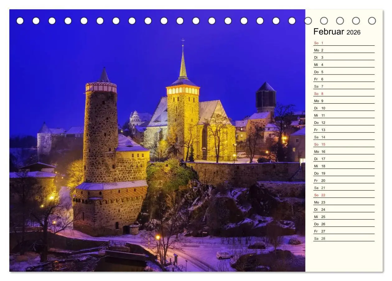 Bild: 9783457978665 | Unterwegs im schönen Sachsen (Tischkalender 2026 DIN A5 quer),...