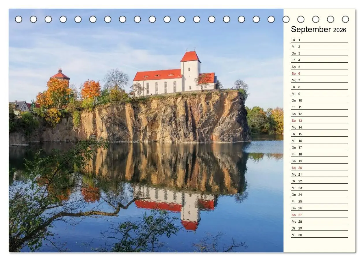 Bild: 9783457978665 | Unterwegs im schönen Sachsen (Tischkalender 2026 DIN A5 quer),...