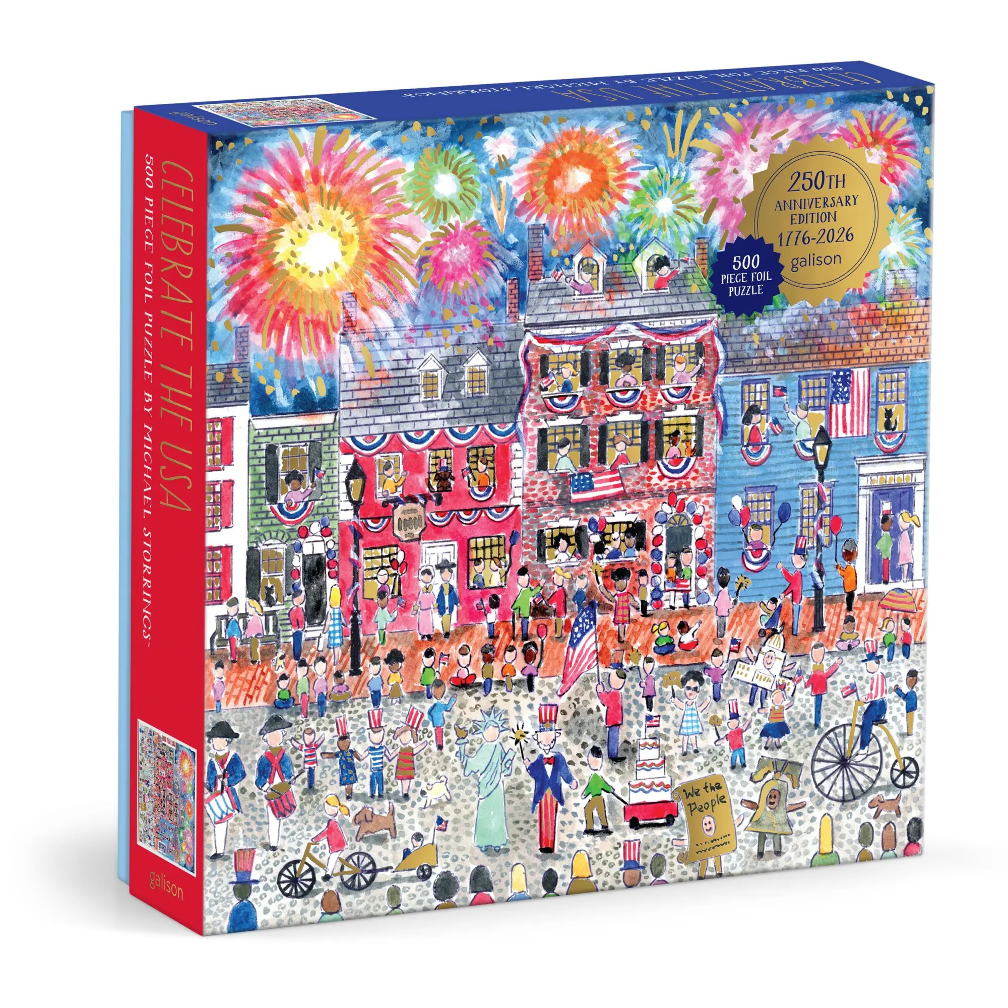 Abrams & Chronicle Books Michael Storrings Celebrate Usa 500 Piece Puzzle