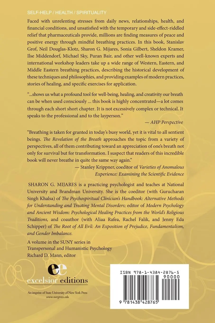 Rückseite: 9781438428765 | The Revelation of the Breath | Sharon G. Mijares | Taschenbuch | 2009