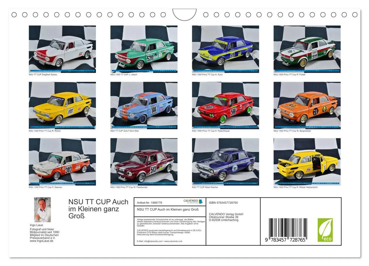 Bild: 9783457728765 | NSU TT CUP Auch im Kleinen ganz Groß (Wandkalender 2026 DIN A4...