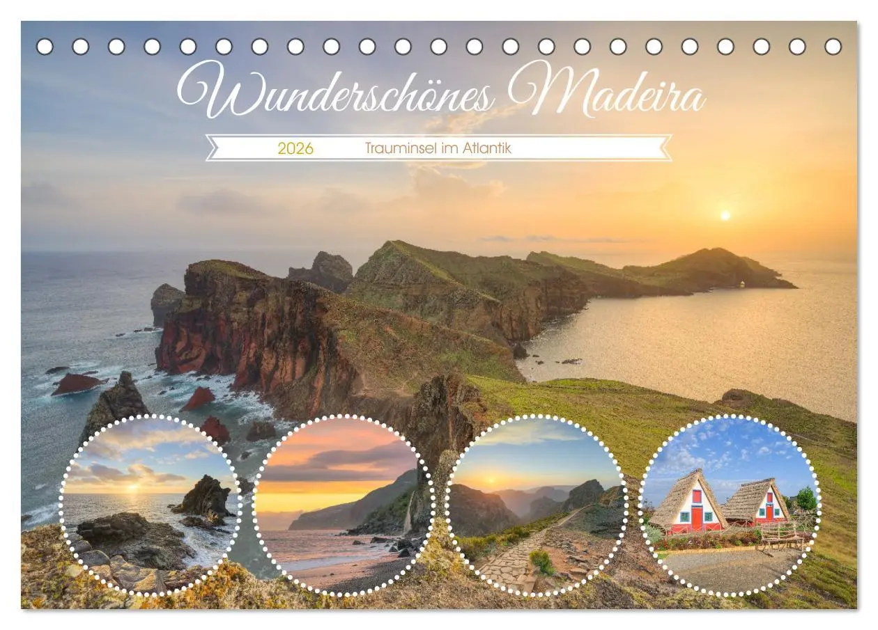 Cover: 9783516508765 | Wunderschönes Madeira (Tischkalender 2026 DIN A5 quer), CALVENDO...