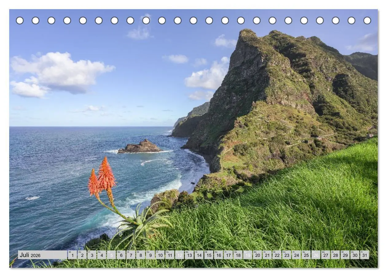 Bild: 9783516508765 | Wunderschönes Madeira (Tischkalender 2026 DIN A5 quer), CALVENDO...