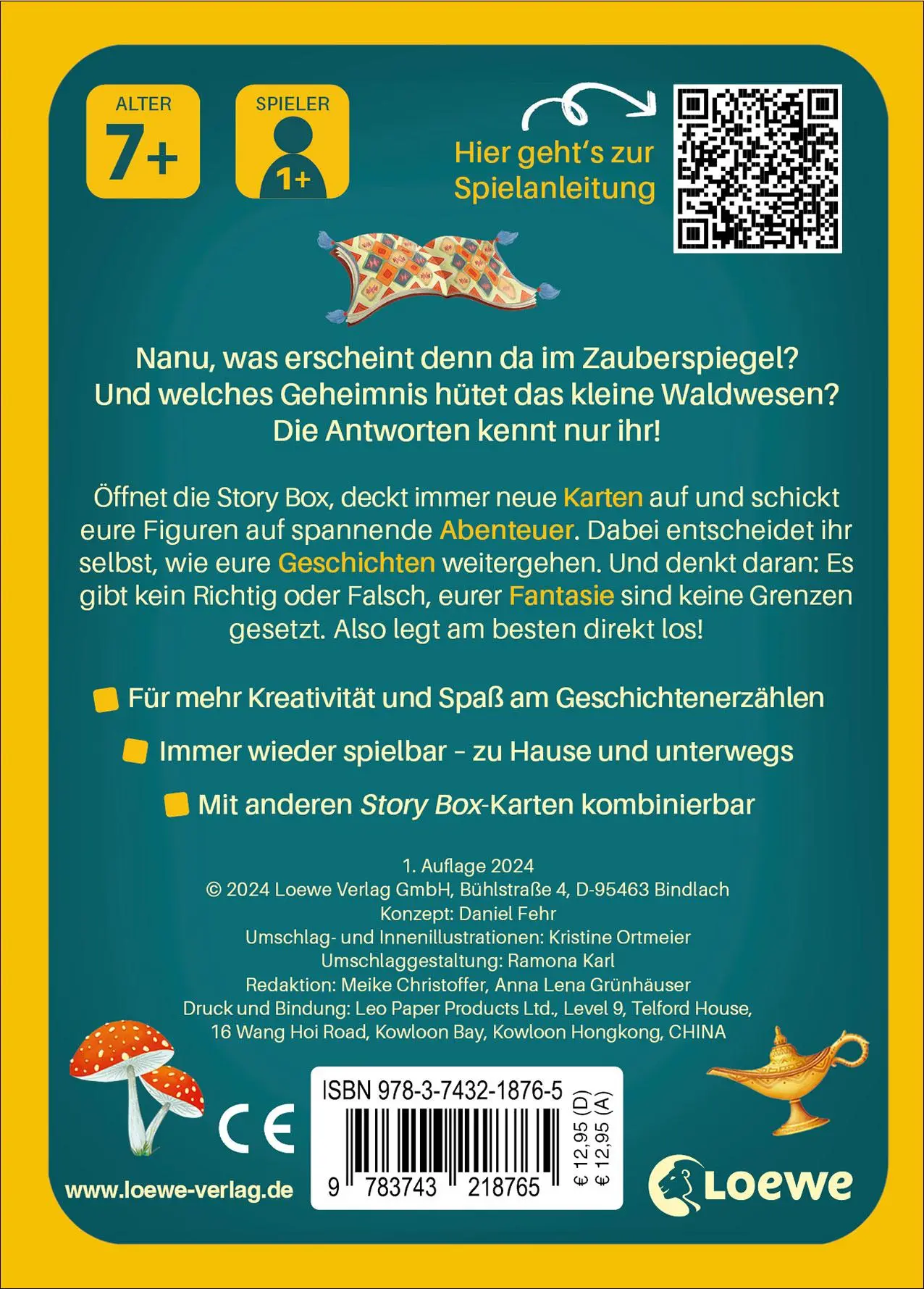 Rückseite: 9783743218765 | Story Box - Fantasy | Daniel Fehr | Spiel | Story Box | Spiel | 2025