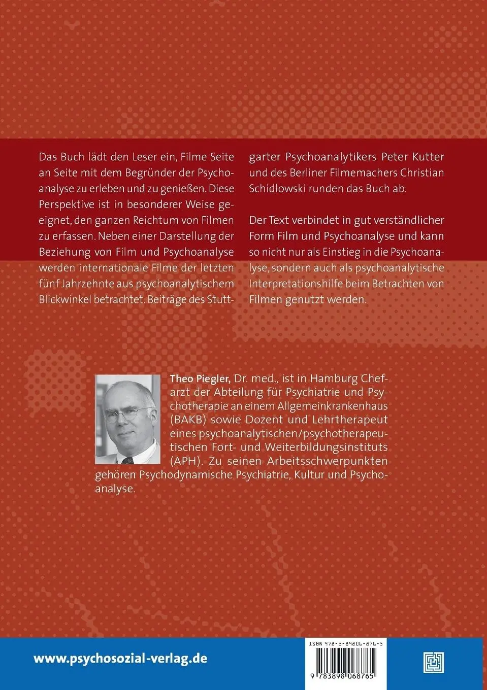 Rückseite: 9783898068765 | Mit Freud im Kino | Theo Piegler | Taschenbuch | 262 S. | Deutsch
