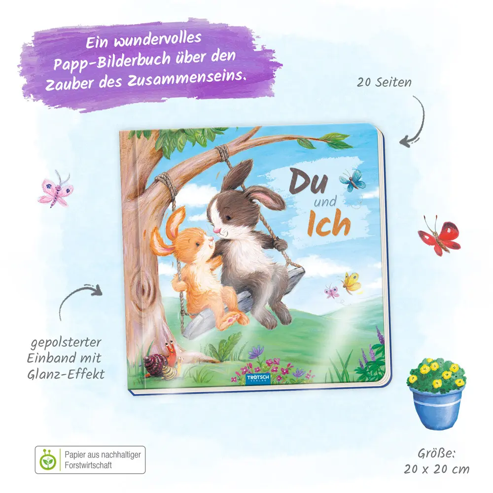 Rückseite: 9783965528765 | Trötsch Pappenbuch mit Reimen Du und Ich | Trötsch Verlag GmbH &amp; Co.KG