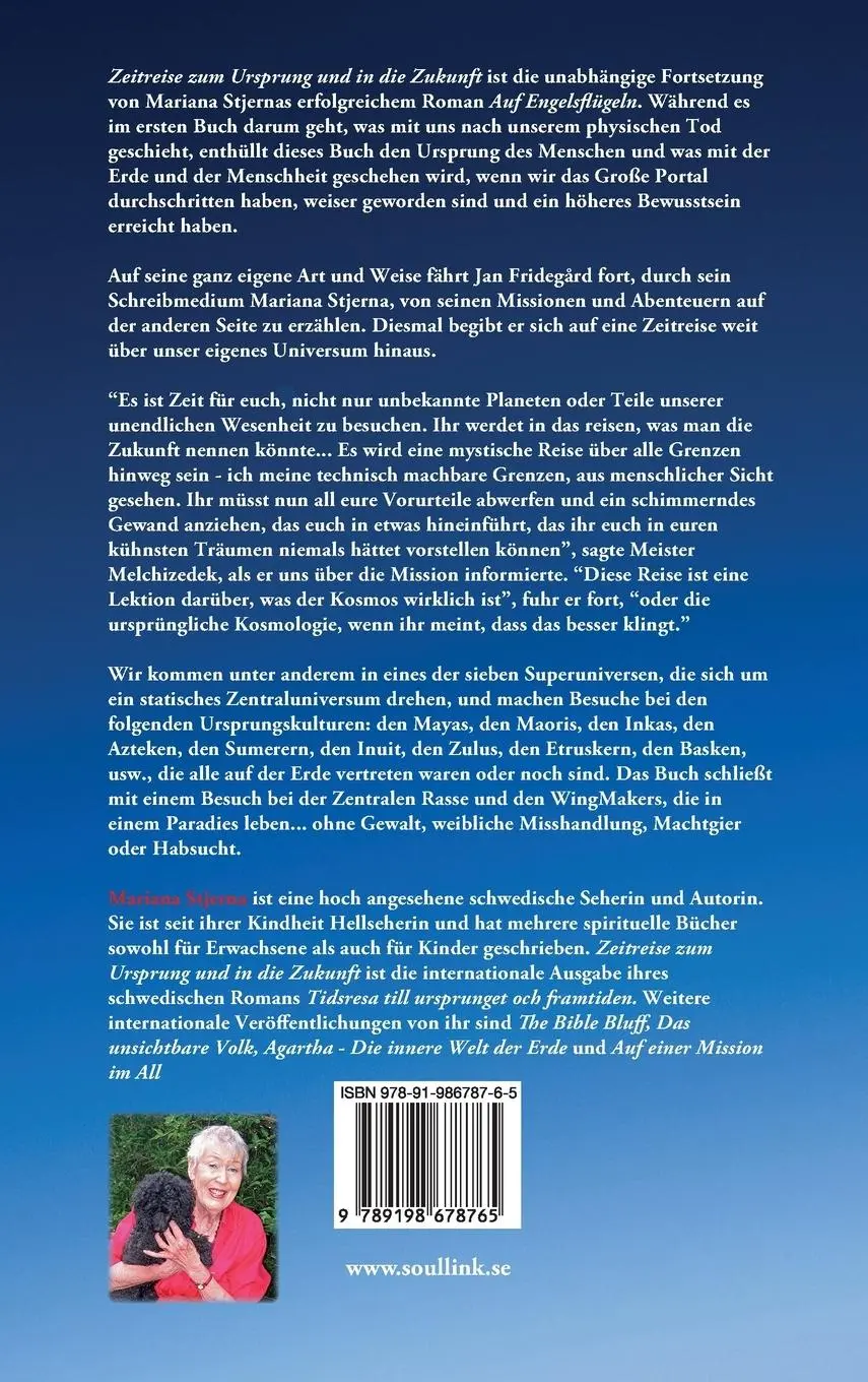 Rückseite: 9789198678765 | Zeitreise zum Ursprung und in die Zukunft | Mariana Stjerna | Buch