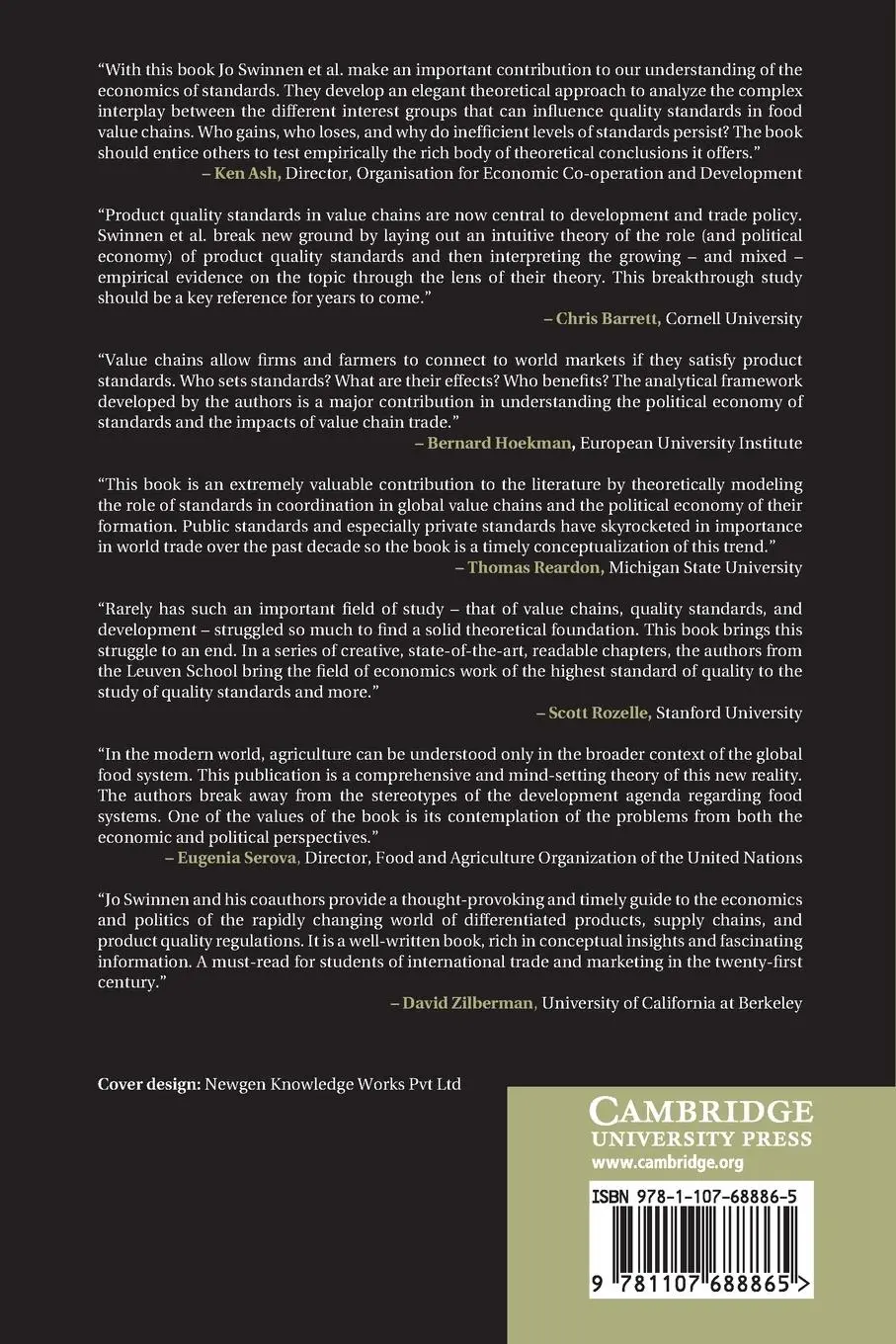 Rückseite: 9781107688865 | Quality Standards, Value Chains, and International Development | Buch
