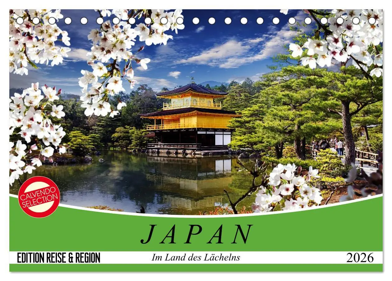 Cover: 9783457888865 | Japan. Im Land des Lächelns (Tischkalender 2026 DIN A5 quer),...
