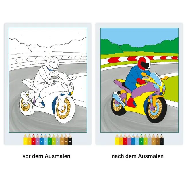 Bild: 9783473488865 | CreArt Malen nach Zahlen ab 5: Fahrzeuge | Rolf Bunse | Taschenbuch