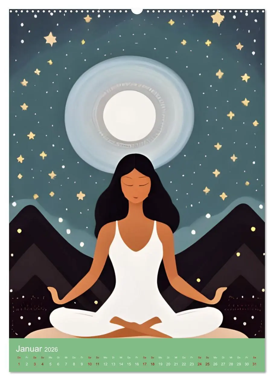 Bild: 9783516598865 | Meditation verbindet (hochwertiger Premium Wandkalender 2026 DIN A2...