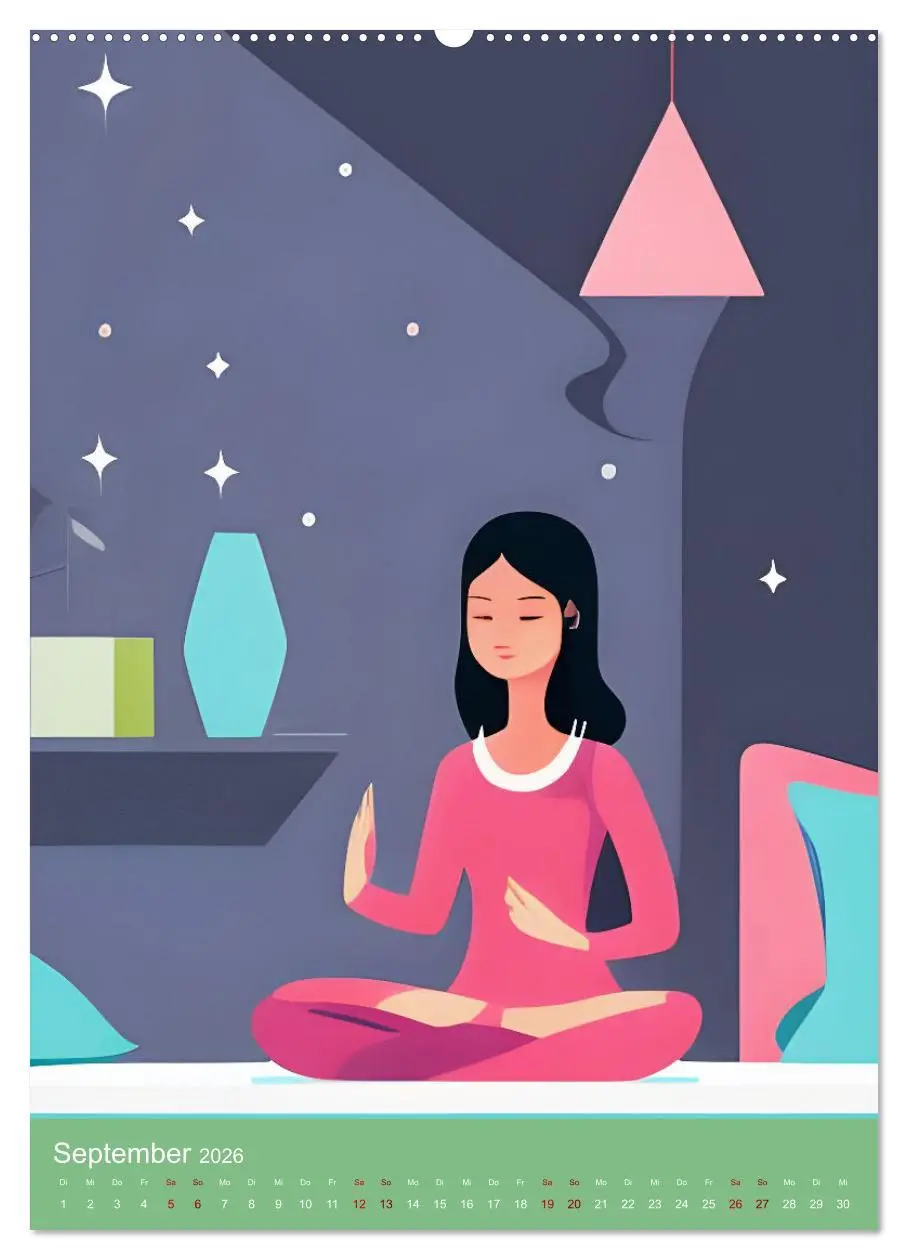 Bild: 9783516598865 | Meditation verbindet (hochwertiger Premium Wandkalender 2026 DIN A2...