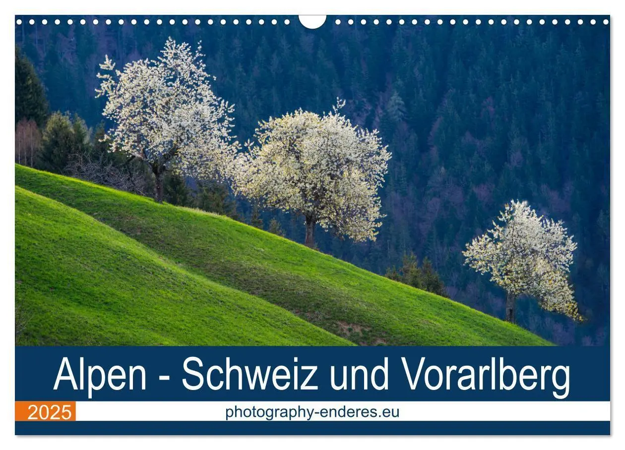 Cover: 9783435098965 | Alpen - Schweiz und Vorarlberg (Wandkalender 2025 DIN A3 quer),...