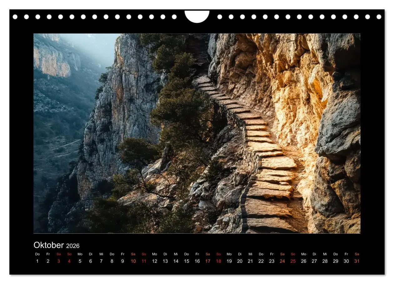 Bild: 9783457258965 | Geheimnisvolle Wege (Wandkalender 2026 DIN A4 quer), CALVENDO...