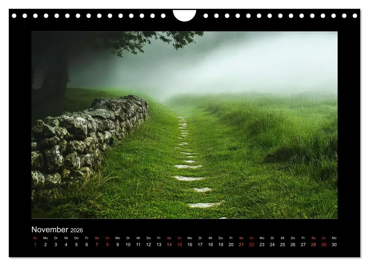 Bild: 9783457258965 | Geheimnisvolle Wege (Wandkalender 2026 DIN A4 quer), CALVENDO...
