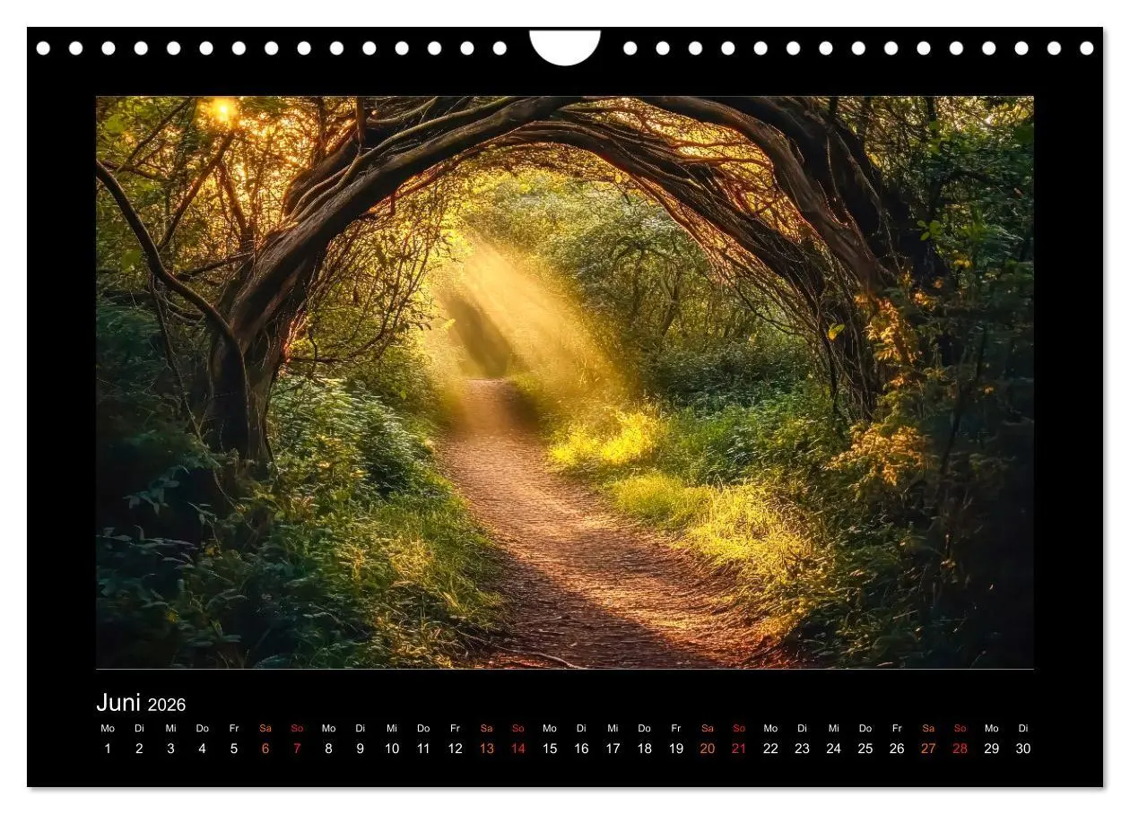 Bild: 9783457258965 | Geheimnisvolle Wege (Wandkalender 2026 DIN A4 quer), CALVENDO...