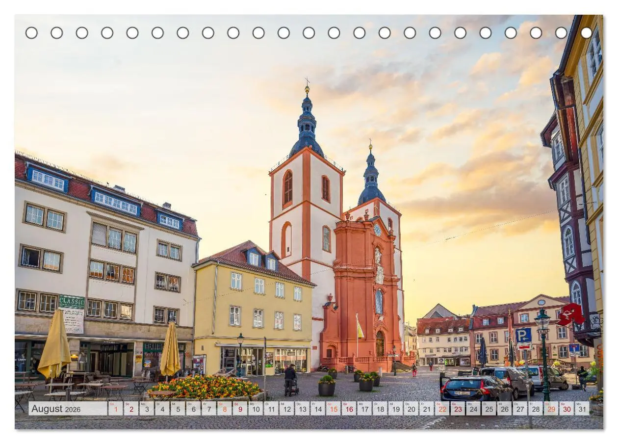 Bild: 9783457638965 | Fulda Impressionen (Tischkalender 2026 DIN A5 quer), CALVENDO...